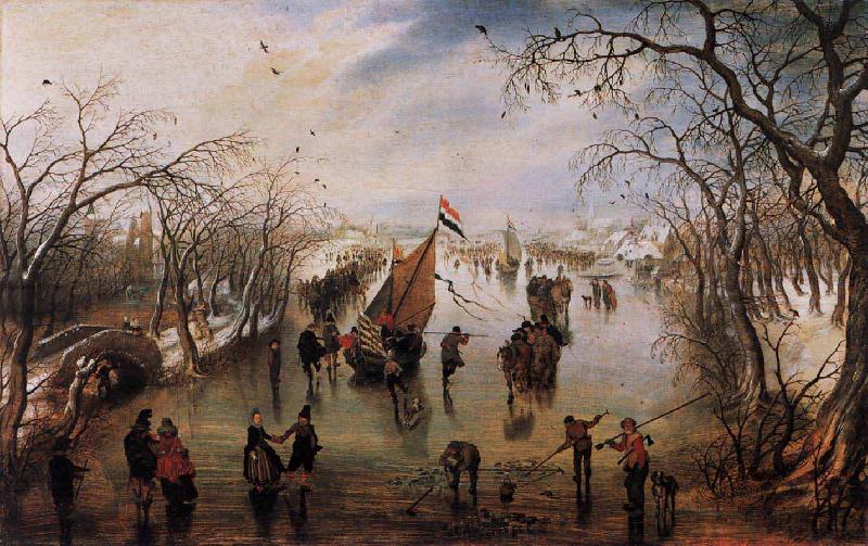 Adriaen Pietersz Vande Venne Winter oil painting image